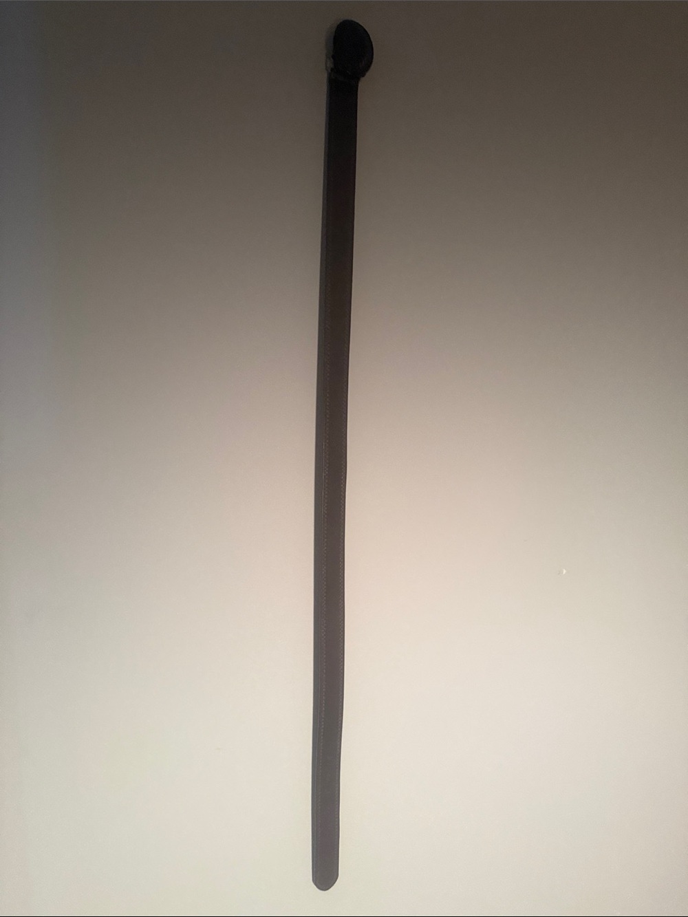 Dark Brown Leather Belt